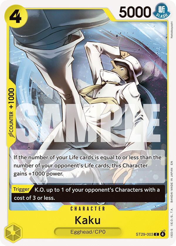 Kaku - Starter Deck 29: Egghead - C - ST29-003