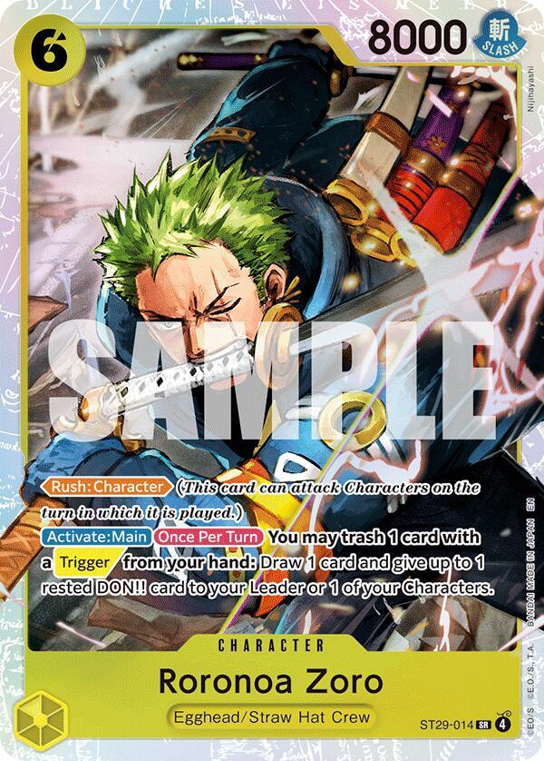 Roronoa Zoro - Starter Deck 29: Egghead - SR - ST29-014
