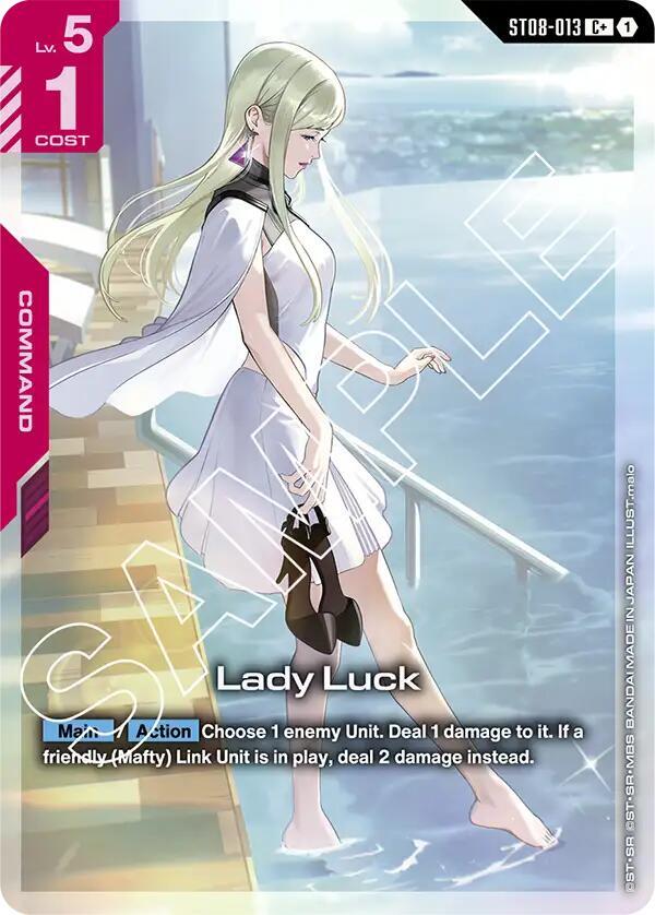 Lady Luck (C+) - Starter Deck 08: Flash of Radiance - C+ - ST08-013