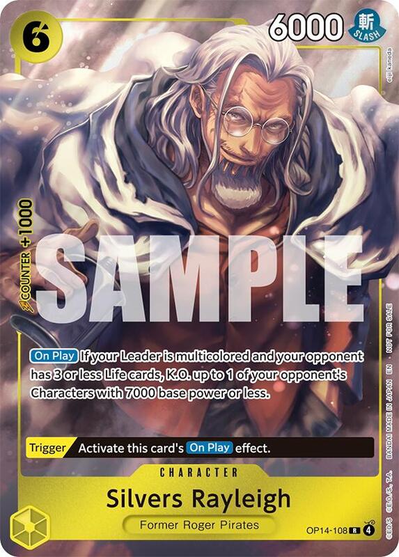Silvers Rayleigh (Dash Pack) - The Azure Sea's Seven - R - OP14-108