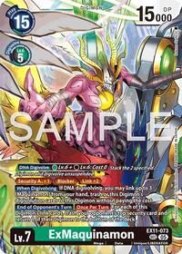 ExMaquinamon - Dawn of Liberator - Secret Rare - EX11-073 SEC