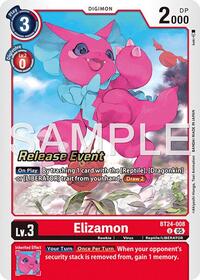 Elizamon - Time Stranger Release Event Cards - Uncommon - BT24-008 C