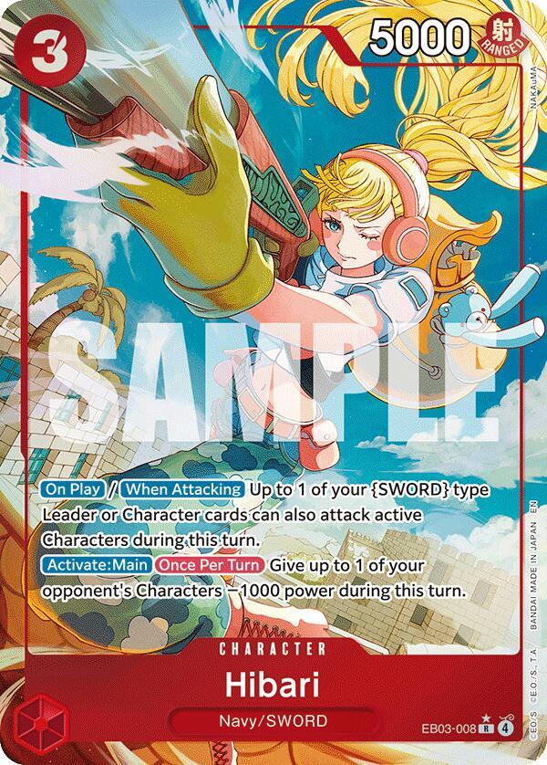 Hibari (Alternate Art) - Extra Booster: One Piece Heroines Edition - R - EB03-008
