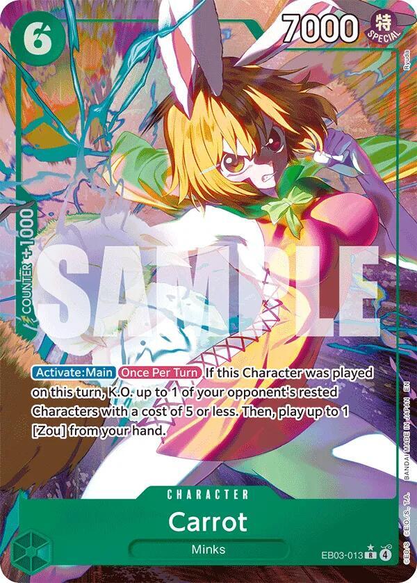 Carrot (Alternate Art) - Extra Booster: One Piece Heroines Edition - R - EB03-013