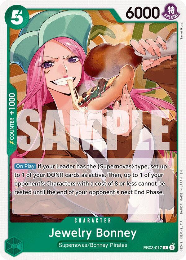 Jewelry Bonney - Extra Booster: One Piece Heroines Edition - R - EB03-017