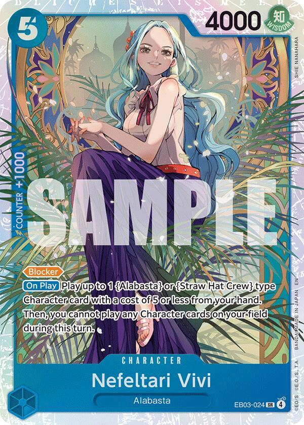 Nefeltari Vivi (024) - Extra Booster: One Piece Heroines Edition - SR - EB03-024
