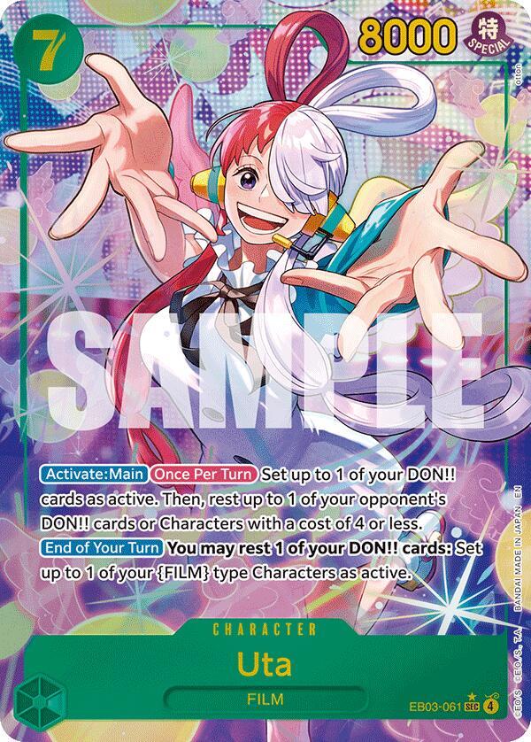 Uta (061) (Alternate Art) - Extra Booster: One Piece Heroines Edition - SEC - EB03-061