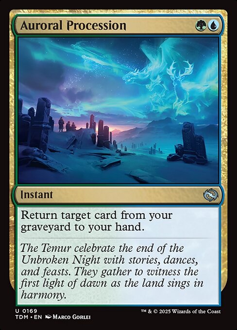 Auroral Procession - Tarkir: Dragonstorm - U - 169