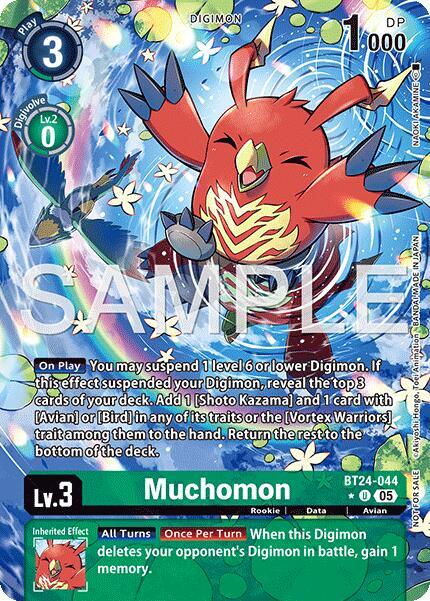 Muchomon (Box Topper) - Time Stranger - Uncommon - BT24-044 U