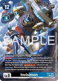 Invisimon (Box Topper) - Dawn of Liberator - Rare - EX11-043 R