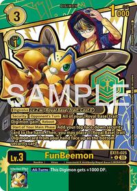 FunBeemon (Rare Pull) - Dawn of Liberator - Uncommon - EX11-025
