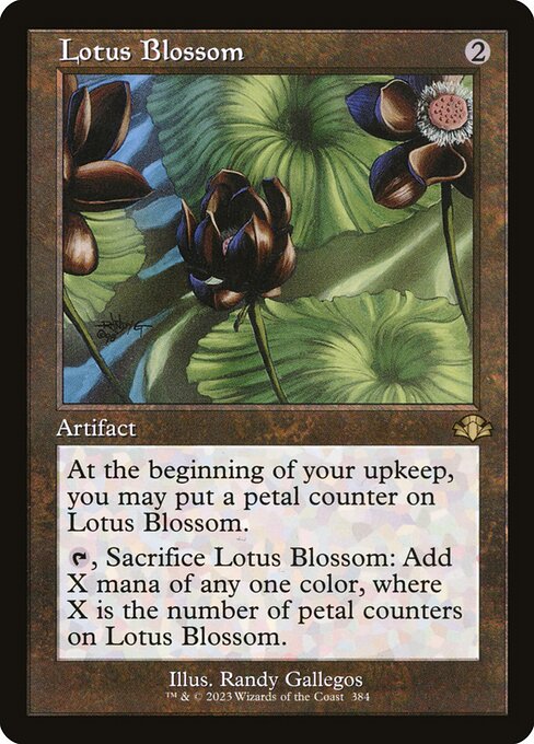 Lotus Blossom (Retro Frame) - Dominaria Remastered - R - 384