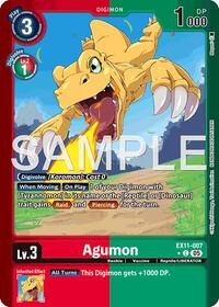 Agumon (Limited Foil) - Dawn of Liberator - Common - EX11-007 C