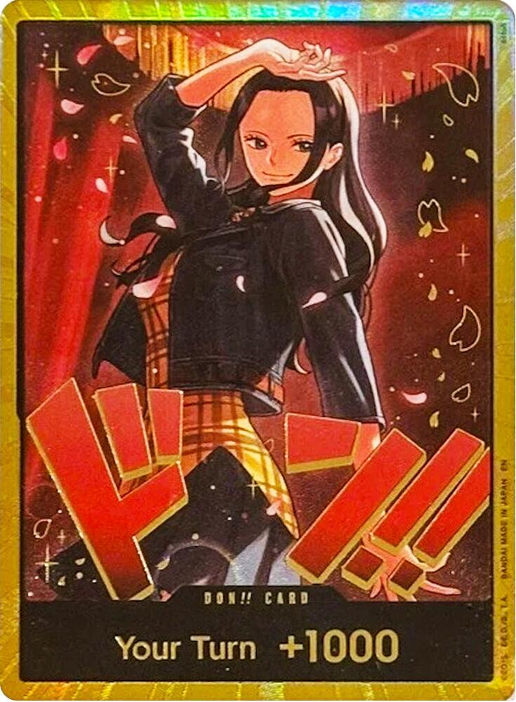 DON!! Card (Nico Robin) (Gold) - Extra Booster: One Piece Heroines Edition - DON!!
