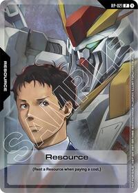 Resource (RP-021) (Mobile Suit Gundam: Hathaway's Flash) - Promotional Resource Tokens - Promo - RP-021