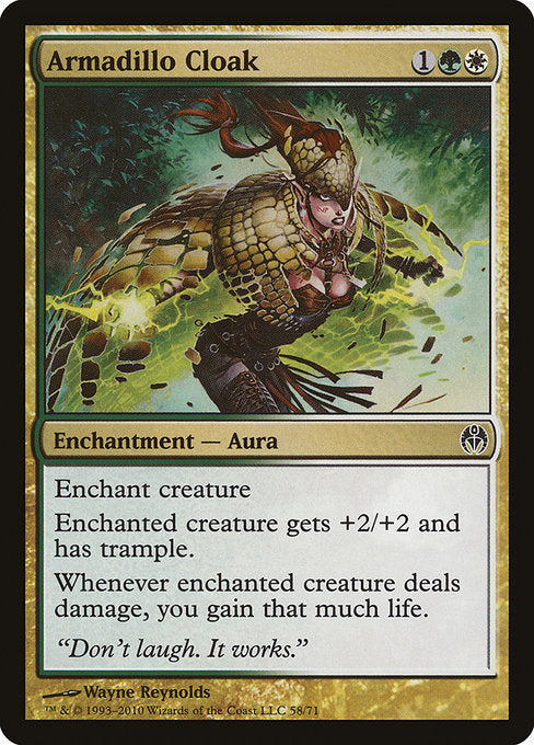 Armadillo Cloak - Duel Decks: Phyrexia vs. the Coalition - C - 58
