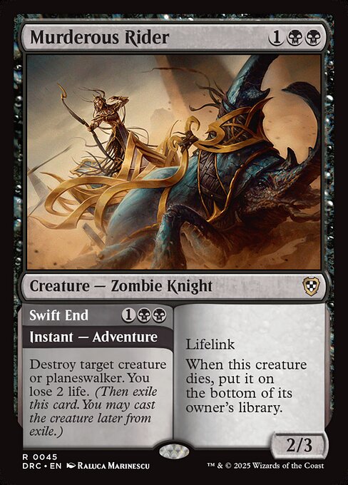 Murderous Rider - Commander: Aetherdrift - R - 45