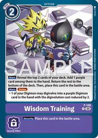 Wisdom Training (Reprint) - Advanced Booster Digimon Generation - Promo - P-108 P