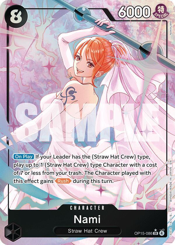 Nami (OP15-086) (Alternate Art) - Adventure on Kami's Island - SR - OP15-086