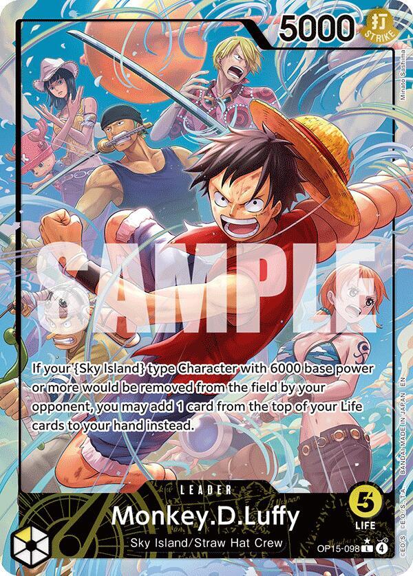 Monkey.D.Luffy (OP15-098) (Alternate Art) - Adventure on Kami's Island - L - OP15-098