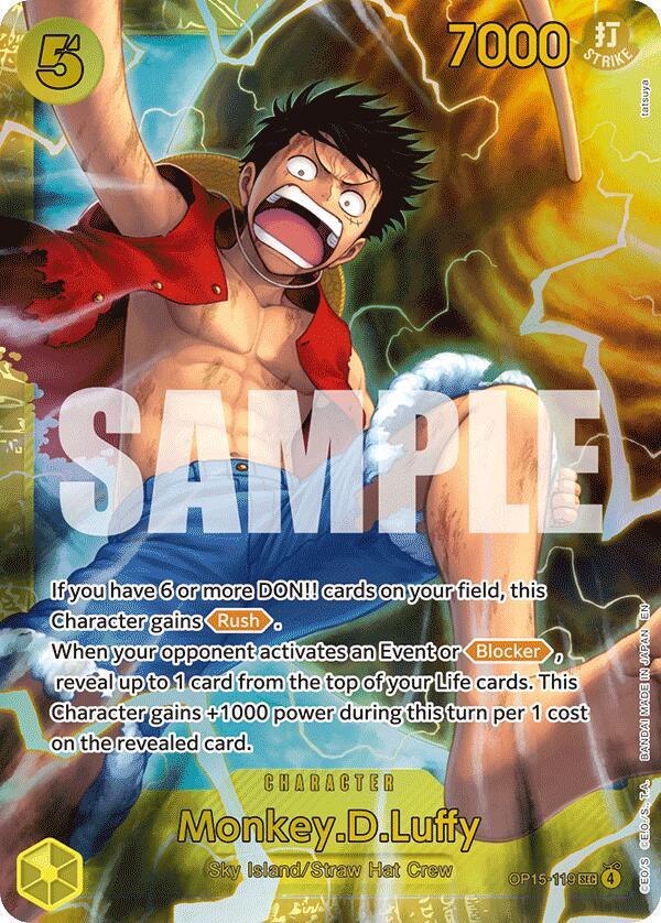 Monkey.D.Luffy (OP15-119) - Adventure on Kami's Island - SEC - OP15-119