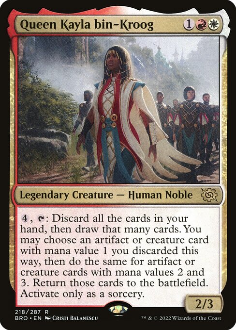 Queen Kayla bin-Kroog - The Brothers' War - R - 218