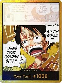 DON!! Card (Luffy) (Gold) - Adventure on Kami's Island - DON!!