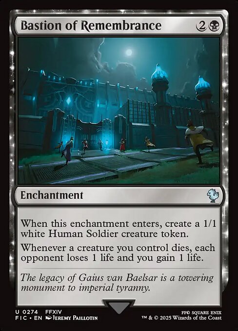 Bastion of Remembrance (Surge Foil) - Commander: FINAL FANTASY - U - 274