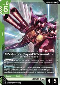 GN Armor Type-D (Trans-Am) - Phantom Aria - Rare - GD04-019