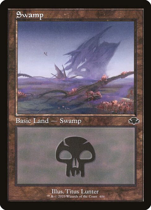 Swamp (406) (Retro Frame) - Dominaria Remastered - L - 406