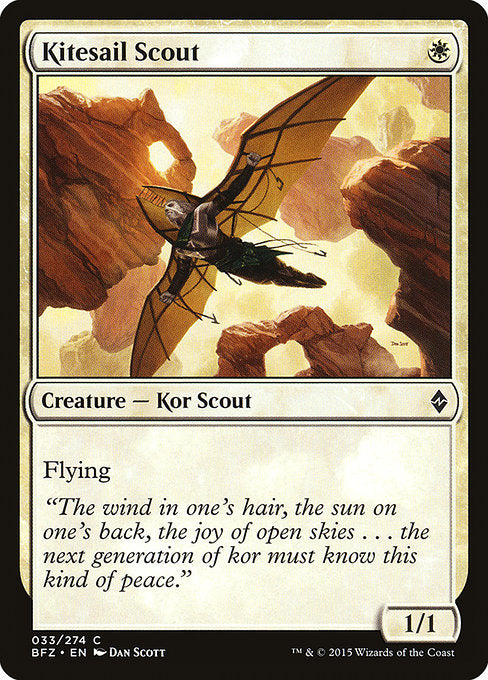 Kitesail Scout - Battle for Zendikar - C - 33