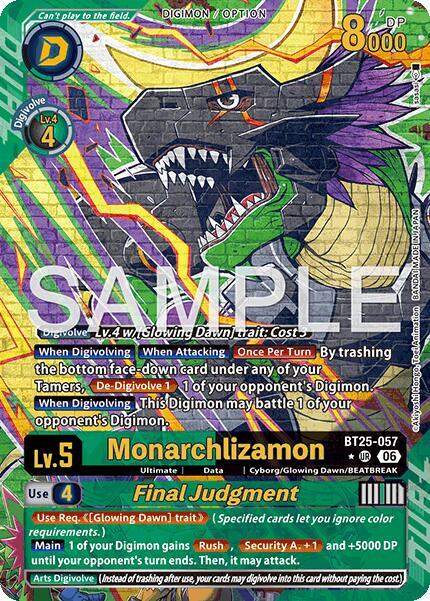 Monarchlizamon // Final Judgement (Alternate Art) - Dual Revolution - Ultimate Rare - BT25-057 UR