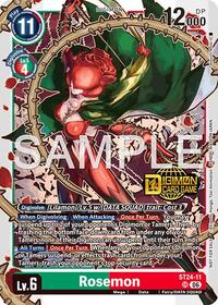 Rosemon (Welcome Tamers Pack Vol.2) - Starter Deck 24: Data Squad Release Event Cards - Super Rare - ST24-11 SR