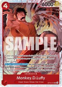 Monkey.D.Luffy - The Time of Battle - SR - OP16-015