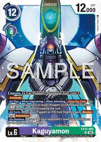 Kaguyamon - Digital World Shambala - Super Rare - EX12-065 SR