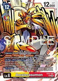 Amaterasumon - Digital World Shambala - Super Rare - EX12-047 SR