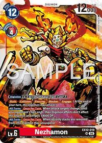 Nezhamon - Digital World Shambala - Super Rare - EX12-019 SR