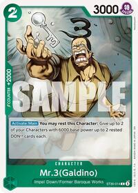 Mr.3(Galdino) - Starter Deck EX: Luffy & Ace - C - ST30-014