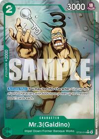 Mr.3(Galdino) (Full Art) - Starter Deck EX: Luffy & Ace - C - ST30-014