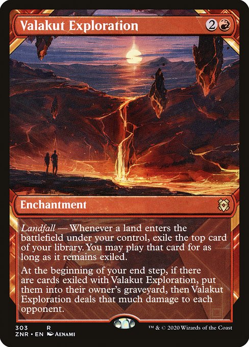 Valakut Exploration (Showcase) - Zendikar Rising - R - 303