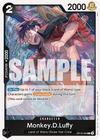 Monkey.D.Luffy (095) - The Time of Battle - R - OP16-095