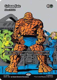 Grimm Fate - Beast Within (Borderless) - Marvel Universe Eternal-Legal - M - 75
