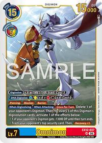 Omnimon - Digital World Shambala - Ultimate Rare - EX12-037 UR