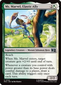 Ms. Marvel, Elastic Ally - Commander: Marvel Super Heroes - U - 744