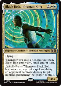 Black Bolt, Inhuman King - Commander: Marvel Super Heroes - R - 76