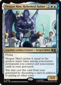 Dragon Man, Reformed Robot - Commander: Marvel Super Heroes - R - 82