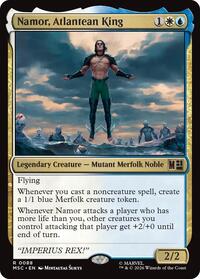 Namor, Atlantean King - Commander: Marvel Super Heroes - R - 88