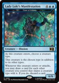 Lady Loki's Manifestation - Titan of Littjara - Commander: Marvel Super Heroes - R - 280