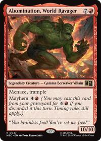 Abomination, World Ravager - Commander: Marvel Super Heroes - R - 47