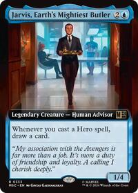 Jarvis, Earth's Mightiest Butler (Extended Art) - Commander: Marvel Super Heroes - R - 333